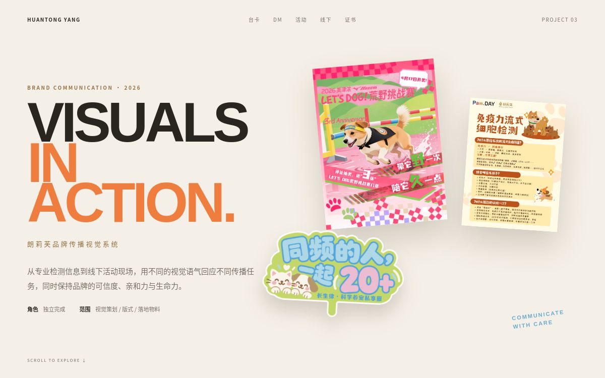 品牌传播视觉项目网站完整预览
