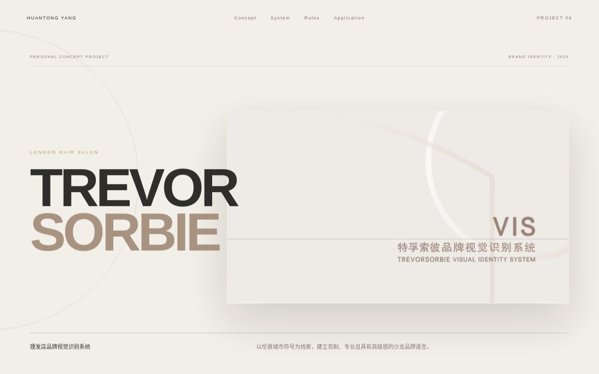 Trevor Sorbie 品牌视觉识别系统网站完整预览